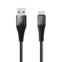 سلك شاحن ليفوري مايكرو  1 متر - اسود سلك شاحن ليفوري مايكرو  1 متر - اسود