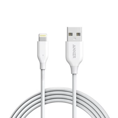 كيبل طاقة Anker Powerline Plus Lightning بطول 3 متر – أبيض