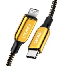 سلك شاحن انكر باورلاين الاصدار الثالث من Type-C الى ايفون بطول 1.8م سلك شاحن انكر باورلاين الاصدار الثالث من Type-C الى ايفون بطول 1.8م