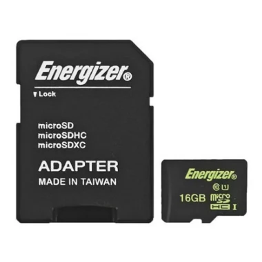 انيرجايزر بطاقة مايكرو اس دي 16 جيجابايت