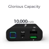 ليكترونيك باور بانك جلوريس 10000 ميللي أمبير أسود