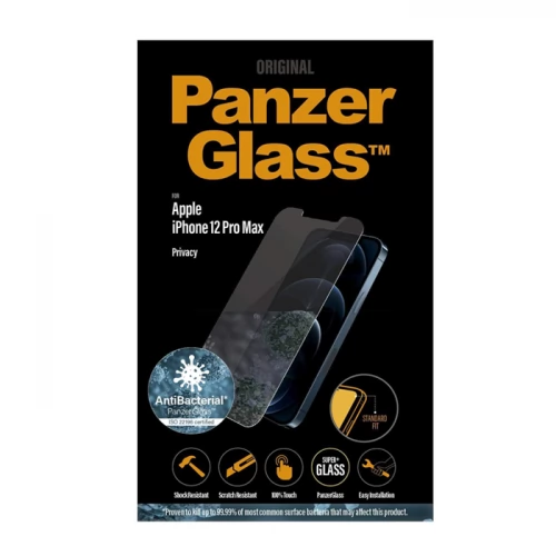 شاشة حماية PanzerGlass لجهاز iPhone 12 Pro Max